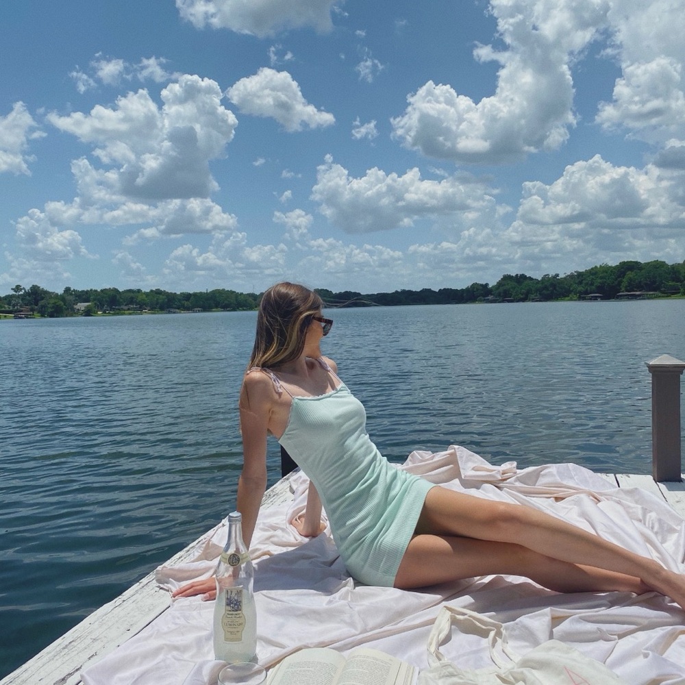 Light Blue Mini Dress